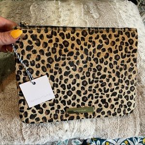 Leopard Print Make Up Bag